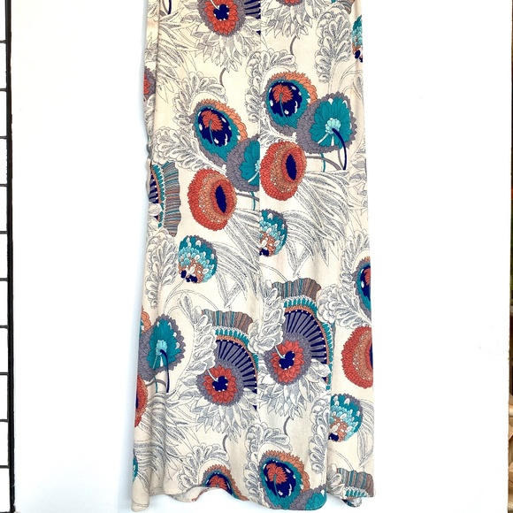 Zara Print Wrap Skirt - Picture 4 of 5